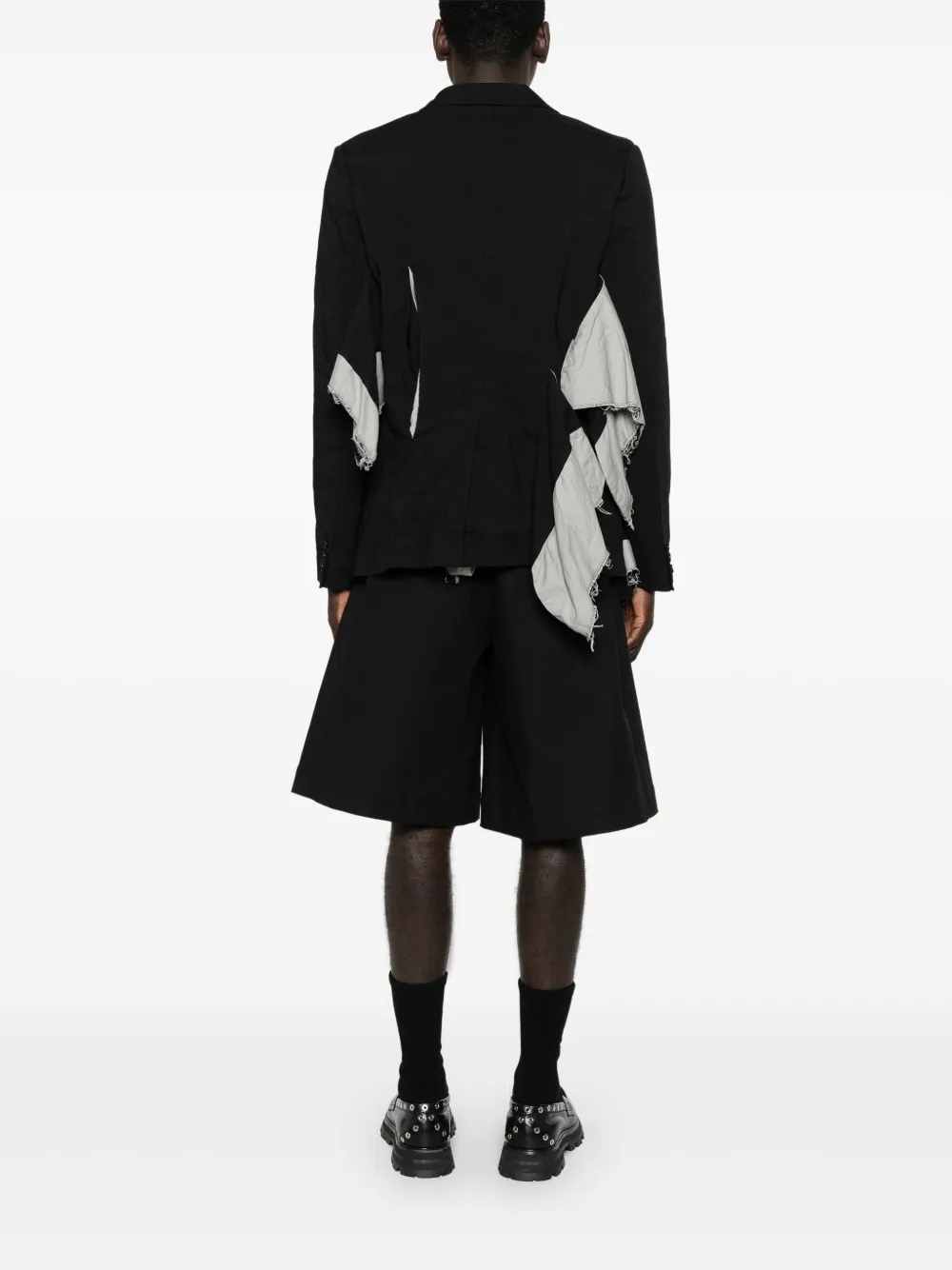 Comme des Garçons Homme Plus Katoenen blazer Zwart