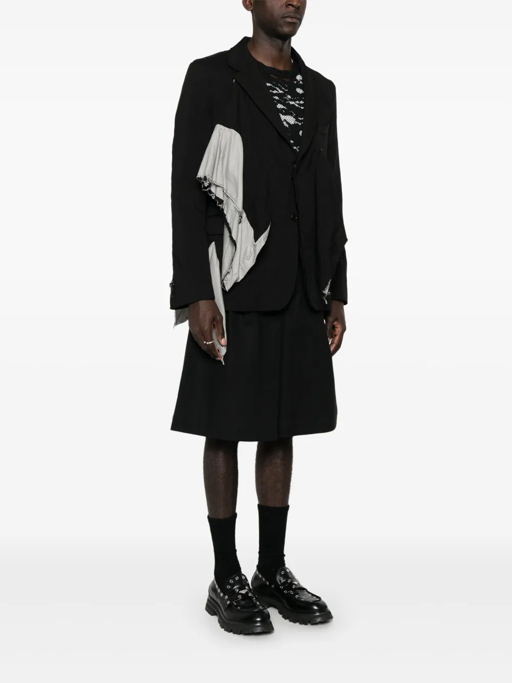 Comme des Garçons Homme Plus Katoenen blazer Zwart