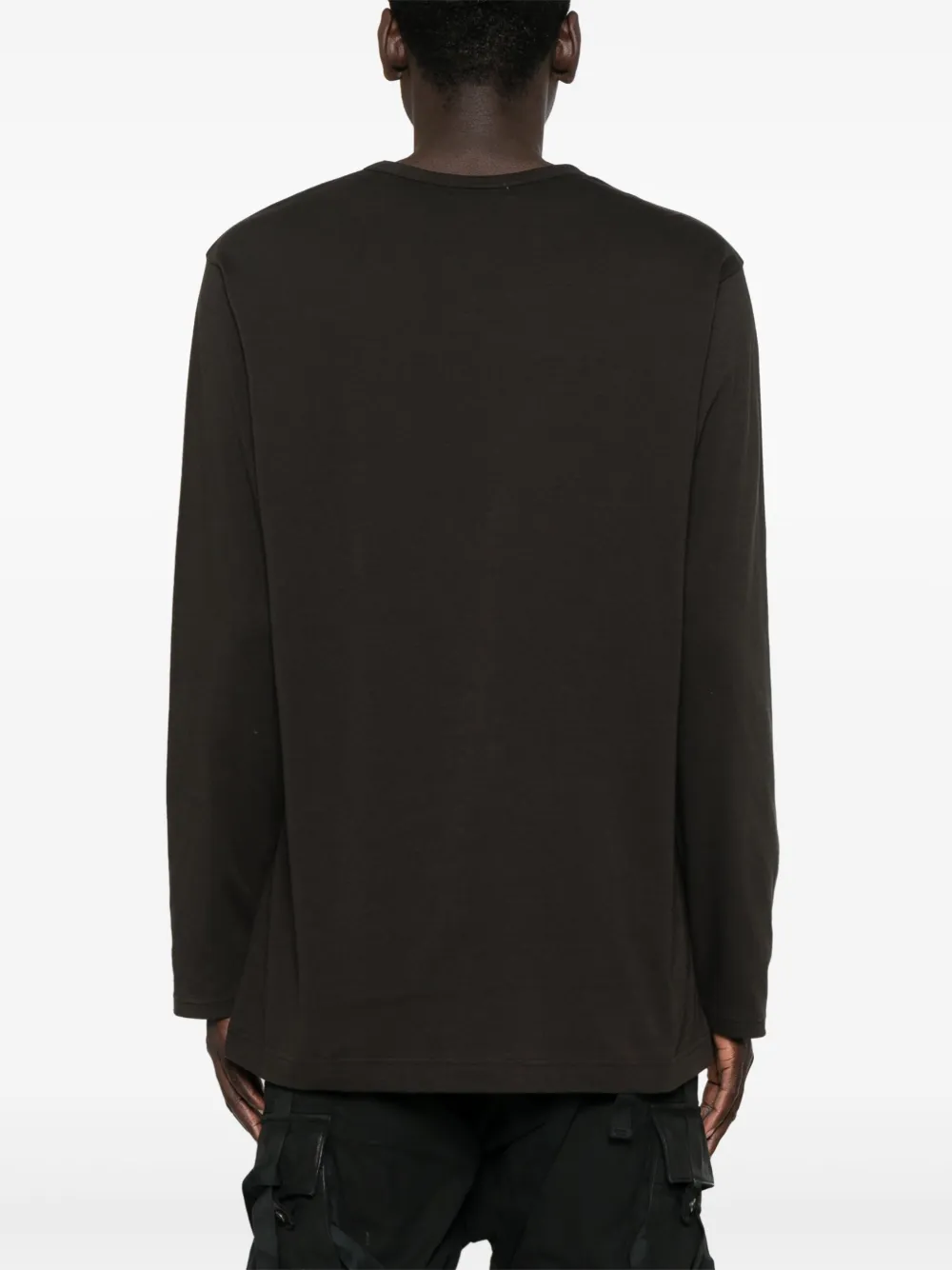 Shop Yohji Yamamoto Cotton T-shirt