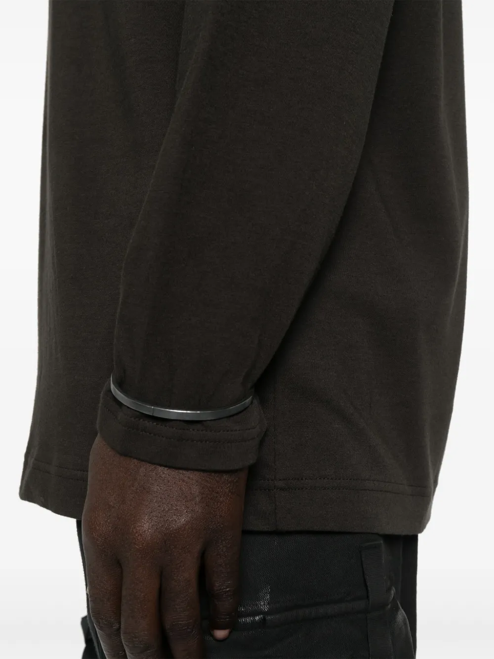 Shop Yohji Yamamoto Cotton T-shirt