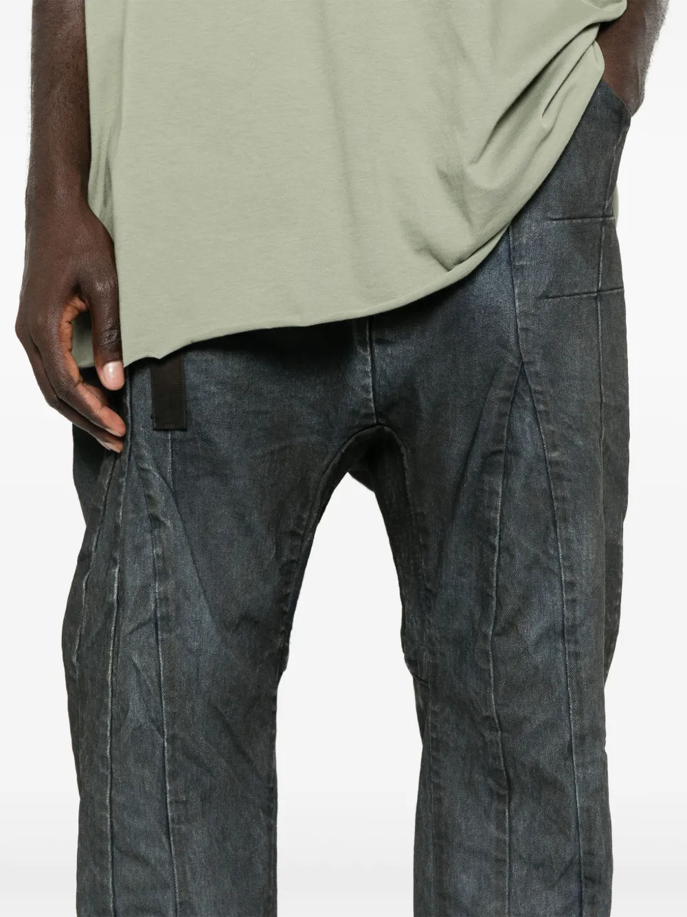 BORIS BIDJAN SABERI DISTRESSED JEANS
