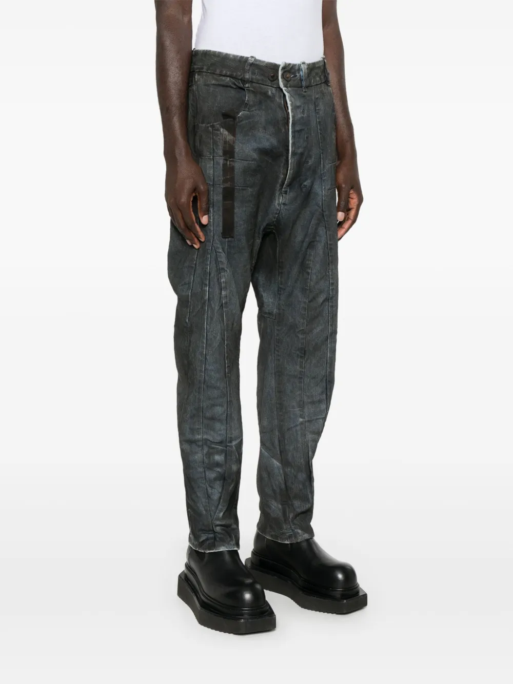 BORIS BIDJAN SABERI DISTRESSED JEANS