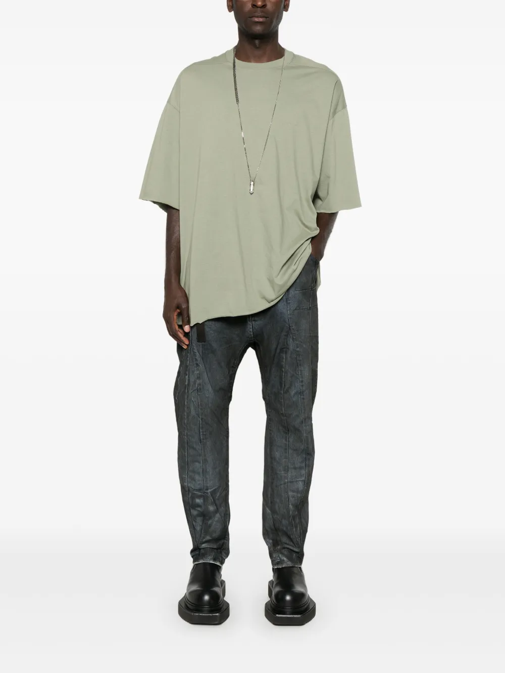 Boris Bidjan Saberi jean à effet usé | Jeans fuselés | Image 2
