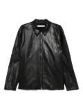 Post Archive Faction leather jacket - Black