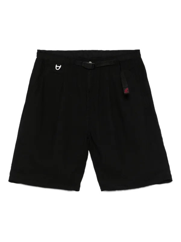 UNDERCOVER ブラックショートパンツ　Mサイズ Undercover リネン ショートパンツ | ブラック | FARFETCH JP