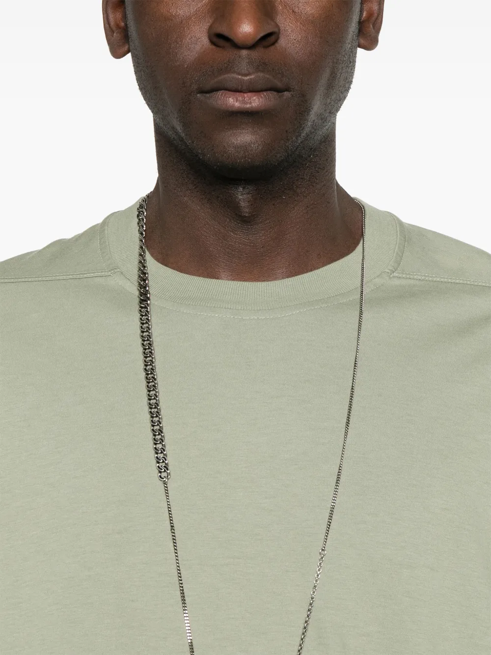 Rick Owens Effen T-shirt Groen