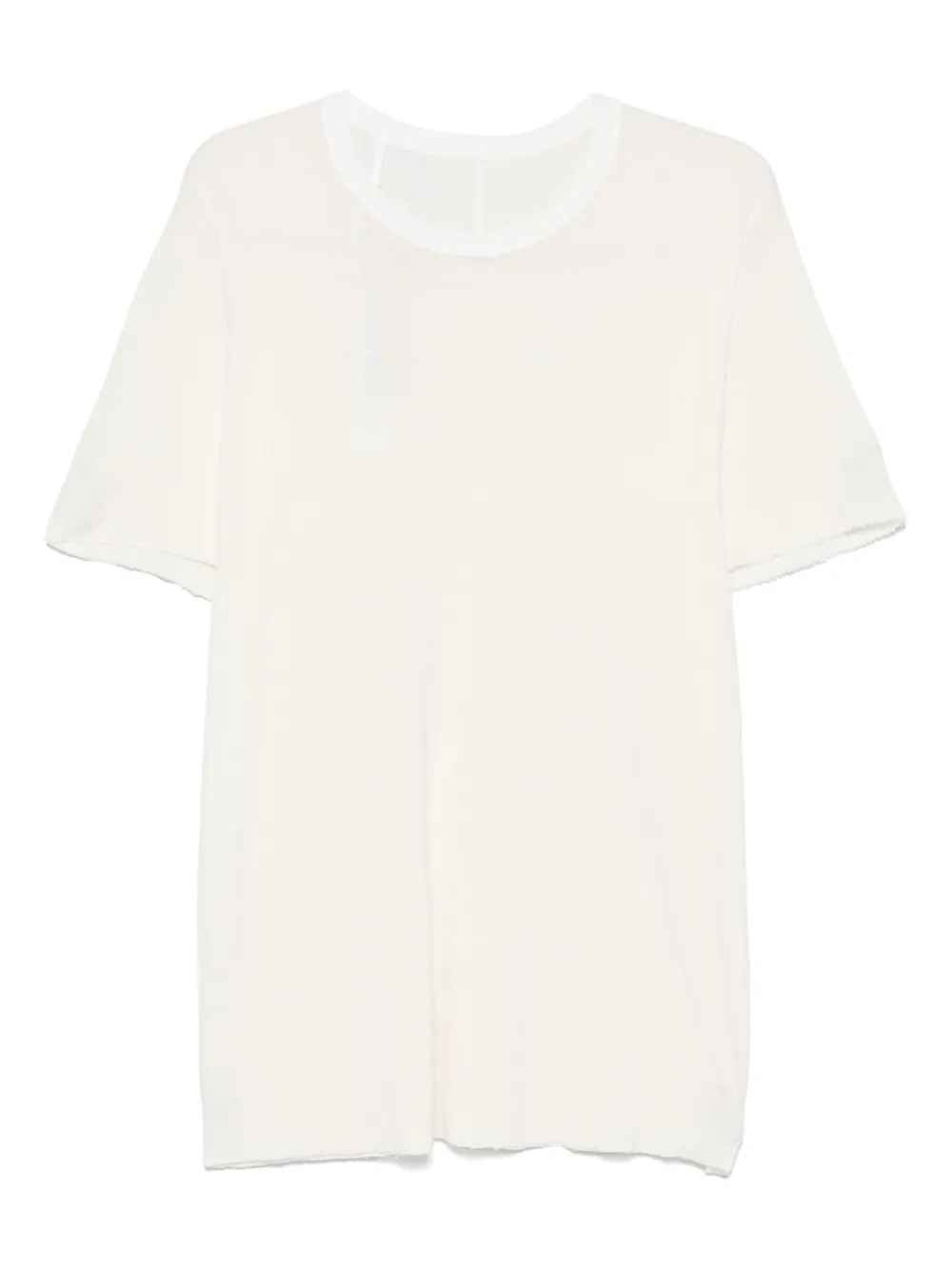 Boris Bidjan Saberi playera con detalle de placa | blanco | Image 1