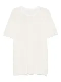 Boris Bidjan Saberi plaque-detailed T-shirt - White