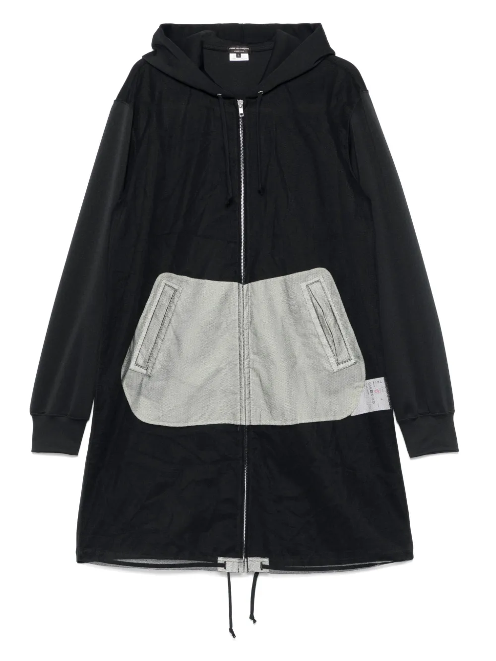 Comme des Garçons Homme Plus Jack met kanten detail Zwart