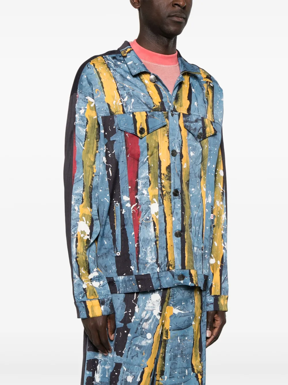 Charles Jeffrey Loverboy Gestreept jack Blauw