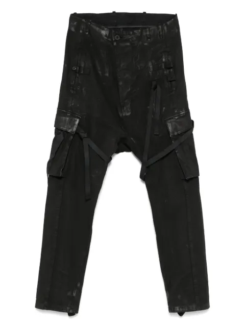 Boris Bidjan Saberi pantalon à effet usé