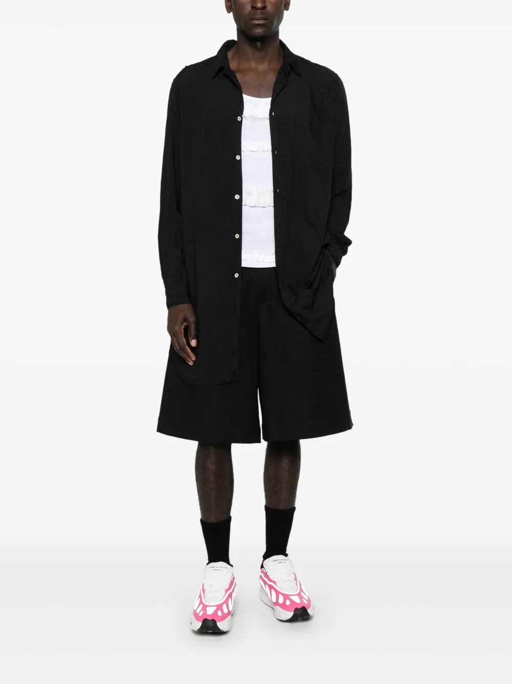 Comme des Garçons Homme Plus Button-down overhemd - Zwart