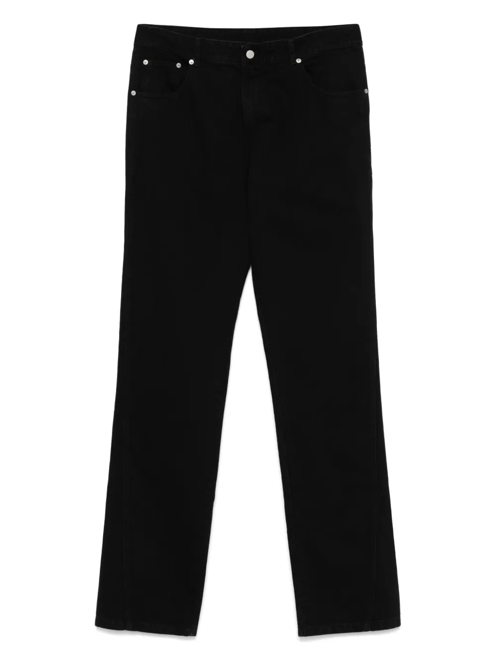 Post Archive Faction logo-patch jeans | Black | Image 1