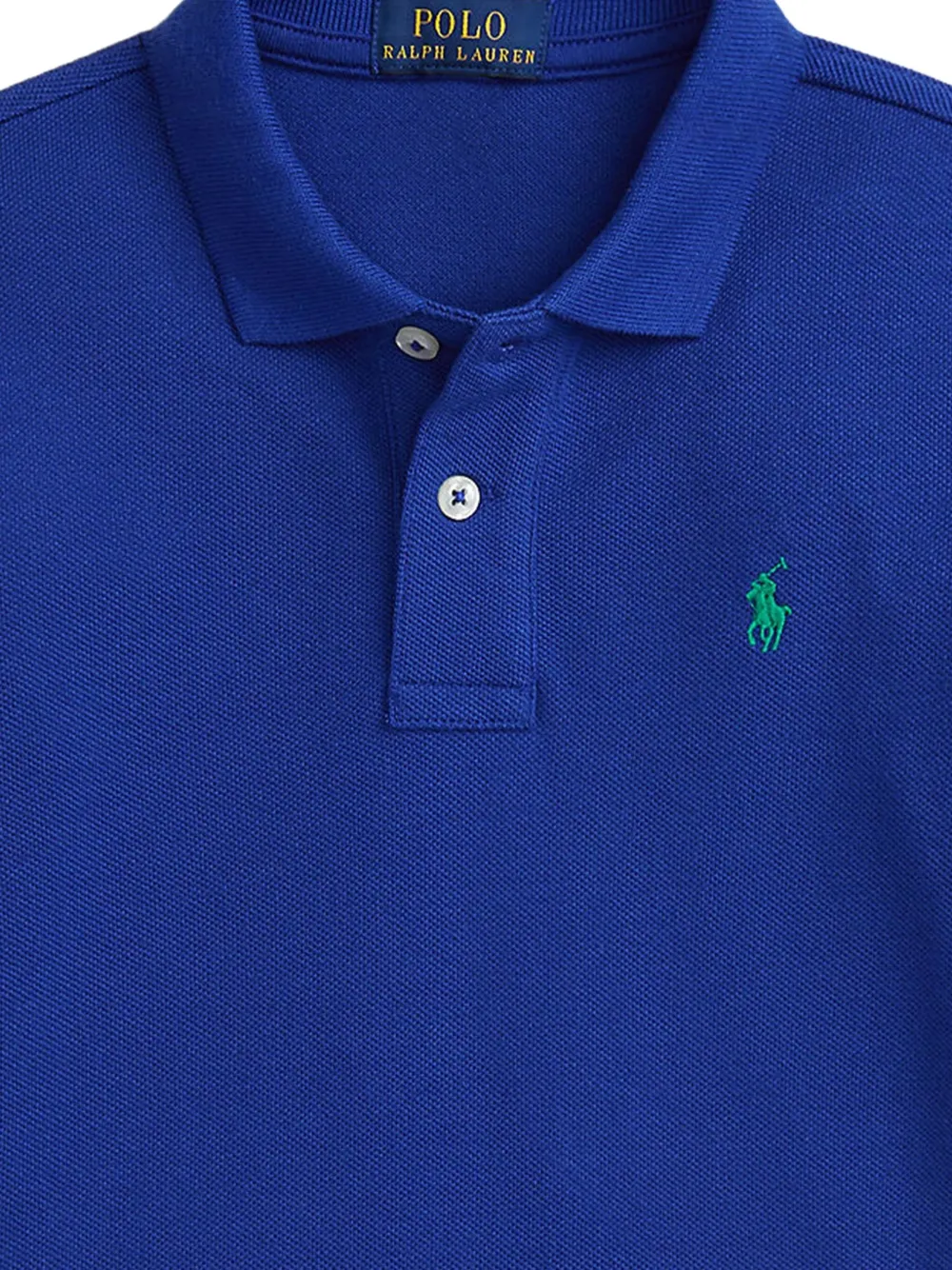 POLO RALPH LAUREN KIDS Piqué poloshirt Blauw