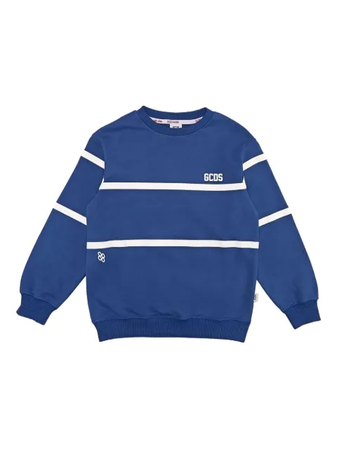 Gcds Kids striped sweatshirt