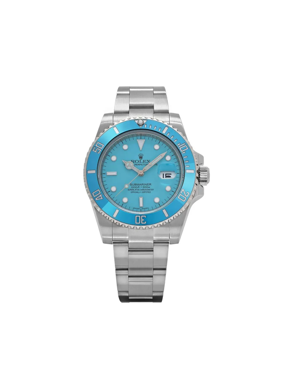 Rolex reloj Submariner Date de 40mm 2016 de archivo | azul | Image 1