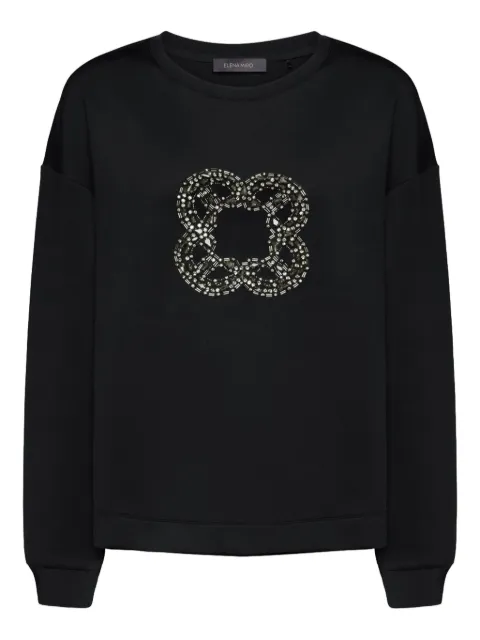 ELENA MIRO` monogram sweatshirt