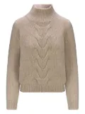 K-Way wool-blend sweater - Neutrals