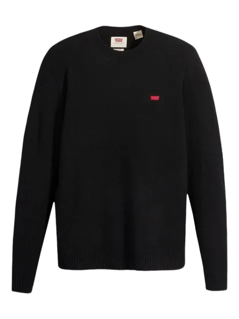 Levi's logo-patch crew-neck sweater