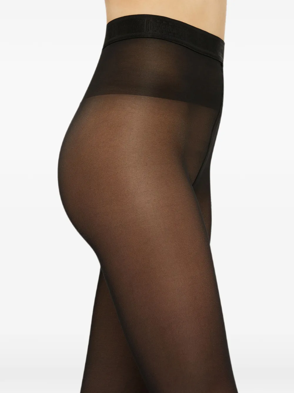Wolford Semi-doorzichtige panty Zwart
