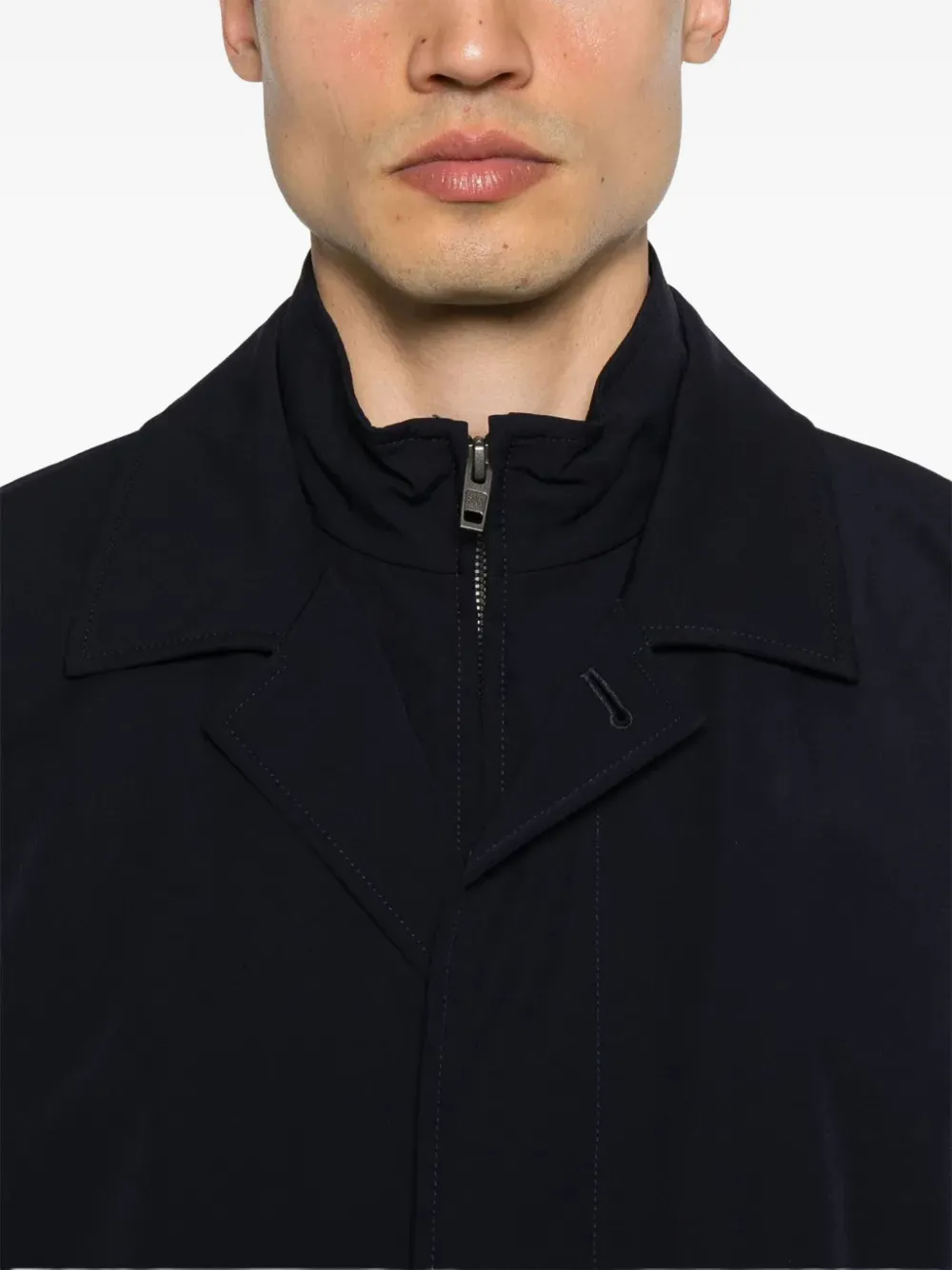 Low Brand Jas met ritssluiting Zwart