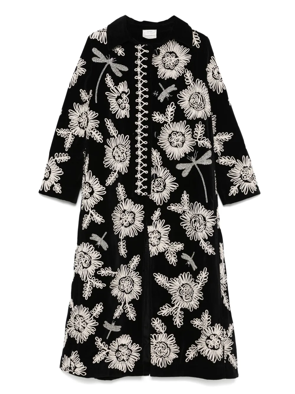 Forte Forte Cotton Coat In Black