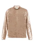 Forte Forte velvet-finish top - Brown