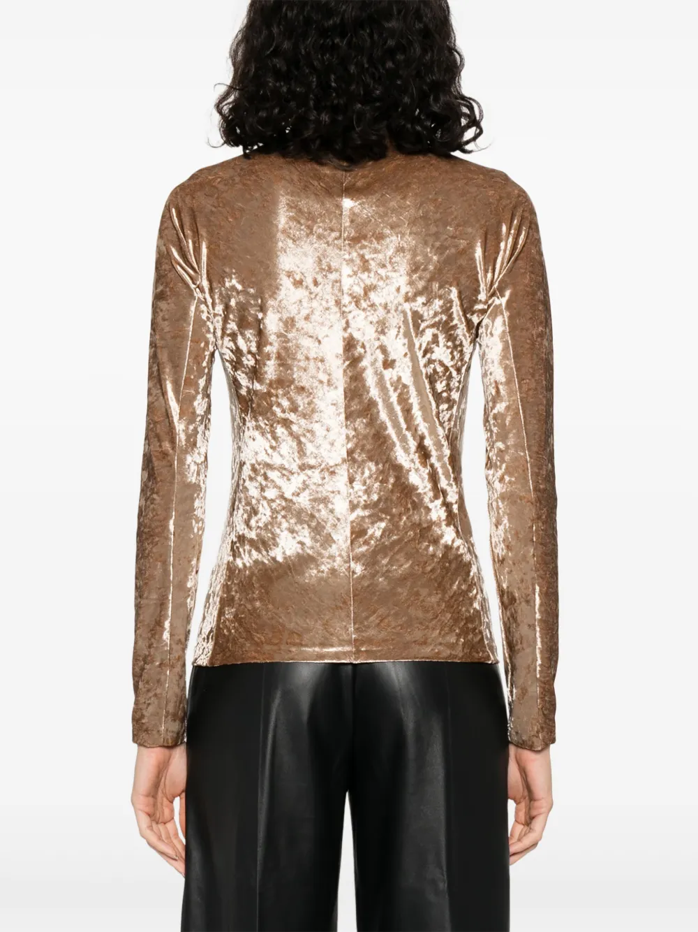 Forte Fluwelen top Bruin