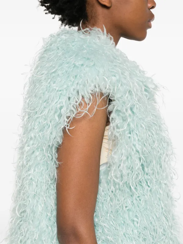 Forte Forte ノースリーブ ジャケット | ブルー | FARFETCH JP Forte Forte ノースリーブ ジャケット | ブルー | FARFETCH JP