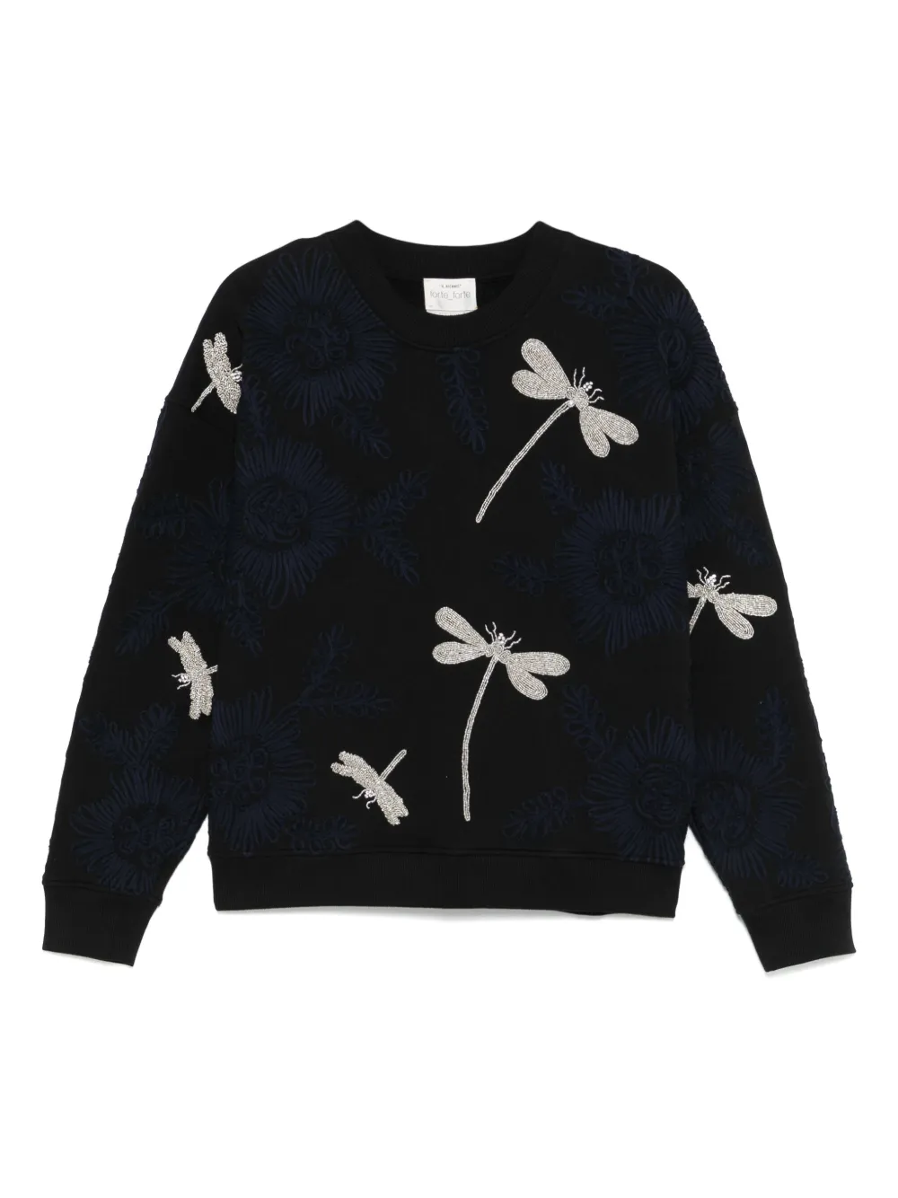 Forte Forte Cotton Sweatshirt In Black