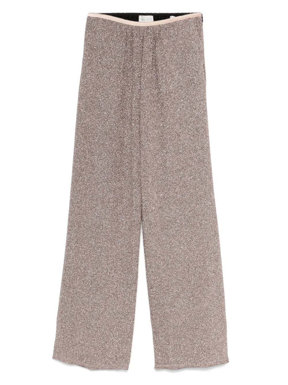 Forte Broek met metallic-effect Zilver