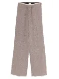 Forte Forte metallic-treading trousers - Silver