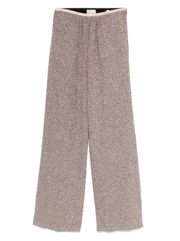 Forte Forte メタリック パンツ | シルバートーン | FARFETCH JP