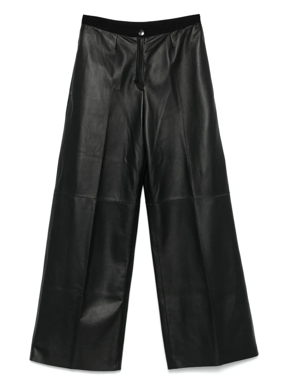 Forte Leren broek Zwart