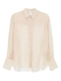 Forte Forte sheer shirt - Neutrals