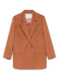 Forte Forte double-breasted blazer - Orange