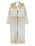 Forte Forte V-neck coat - Blue