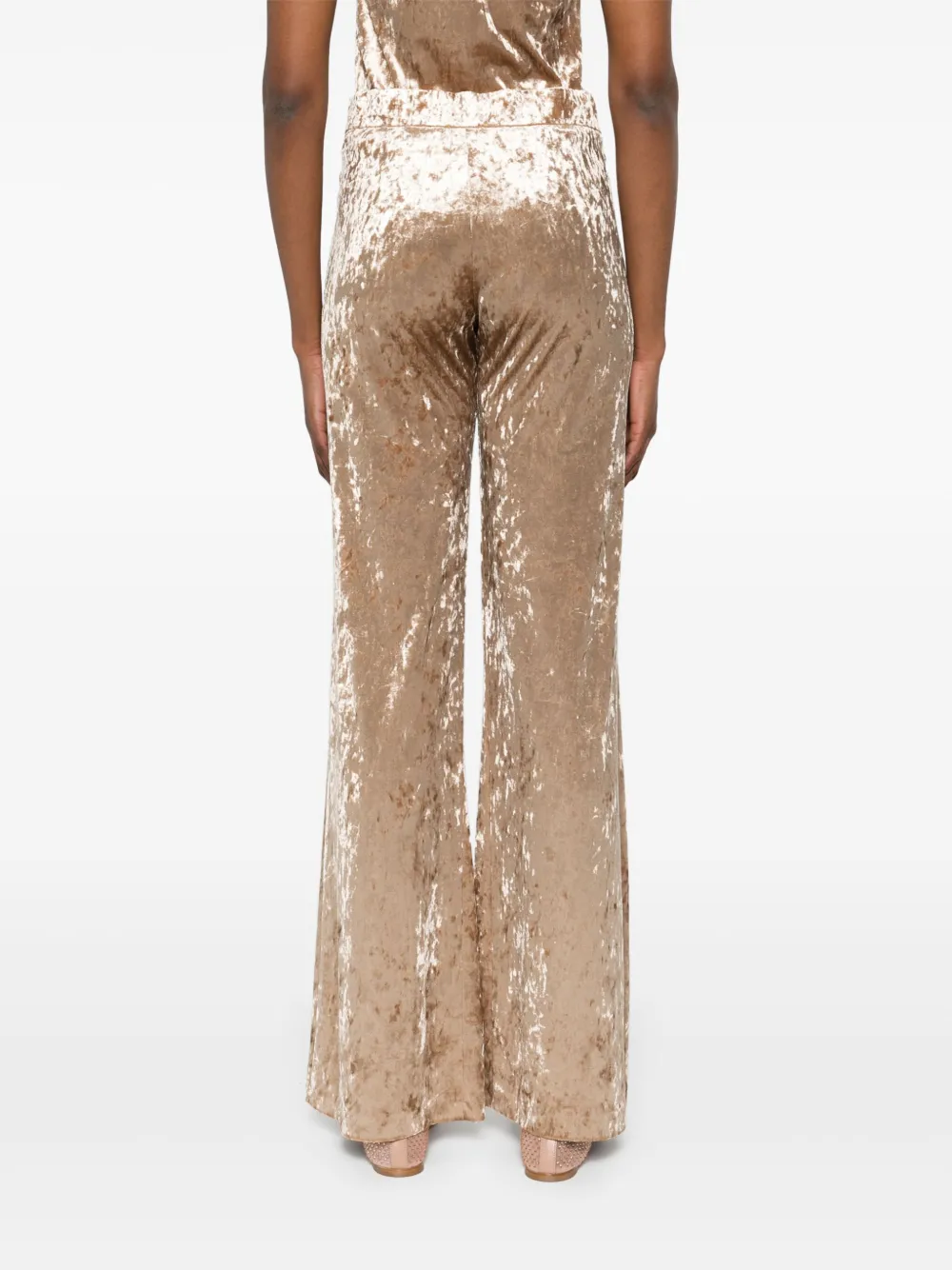 Forte Fluwelen broek Beige