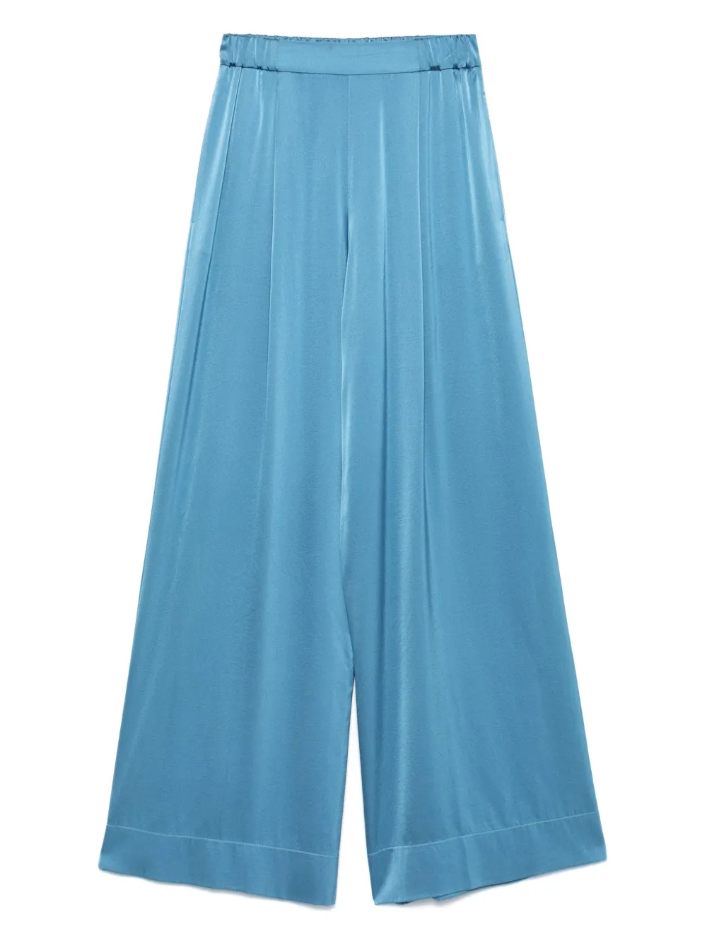 Forte Pantalon met elastische taille Blauw