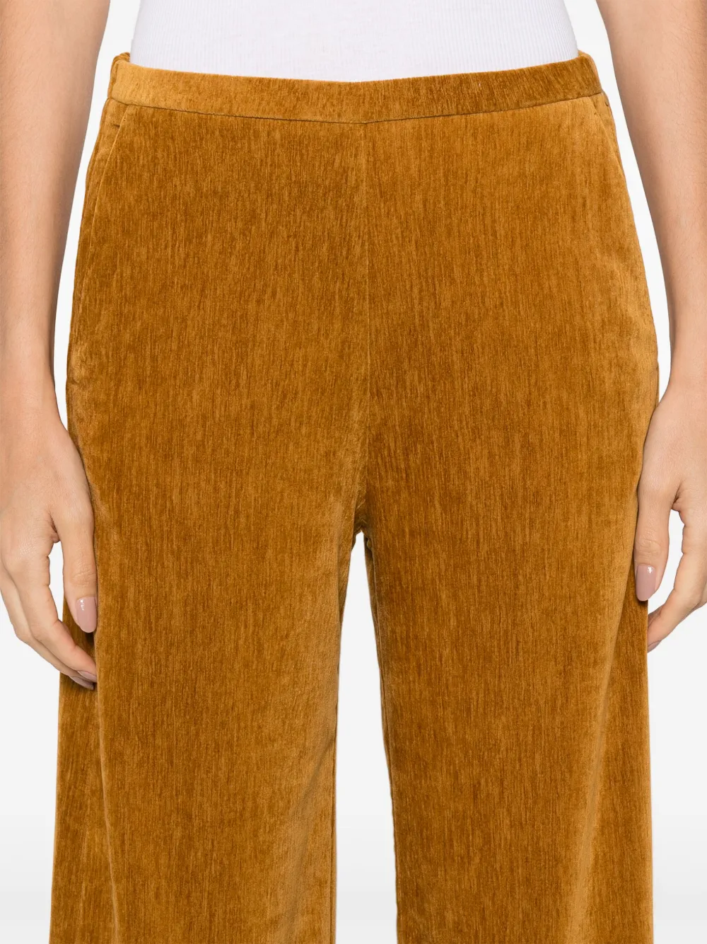 Forte Broek met textuur Oranje