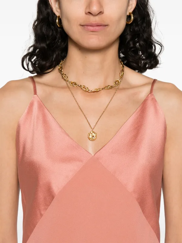 Forte Forte satin-finish Top | Pink | FARFETCH HK