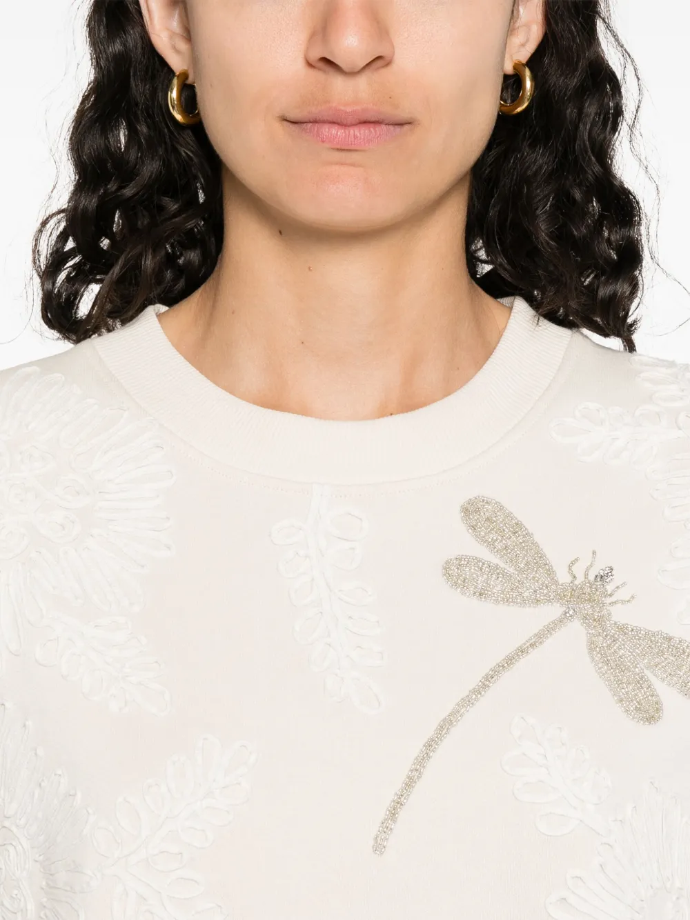 Forte Forte Cotton Sweatshirt In Neutral