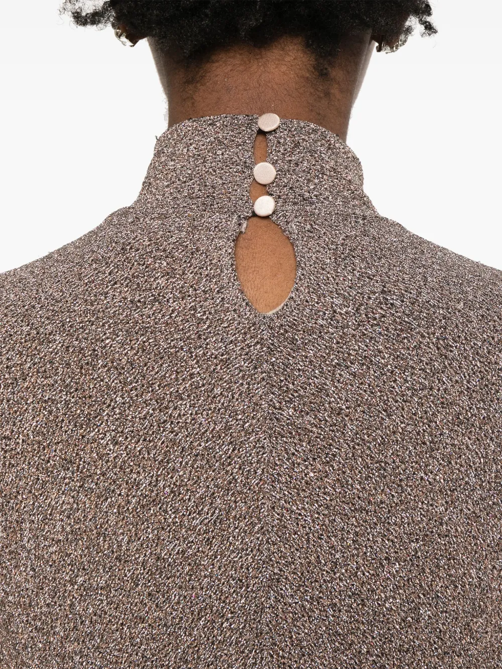 Forte Top met metallic-effect Roze
