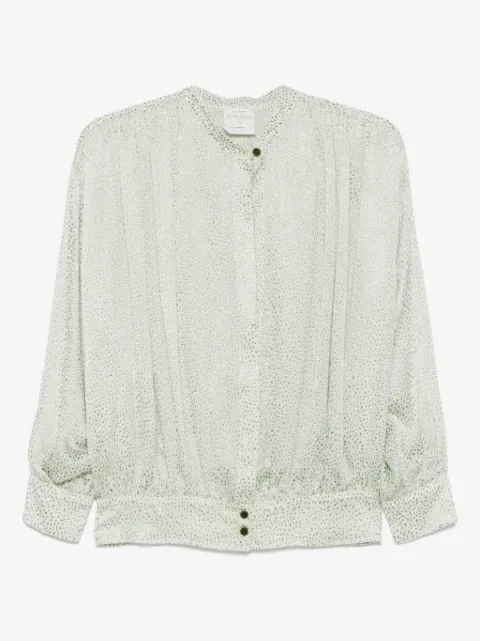 Forte Forte bluse med abstrakt tryk