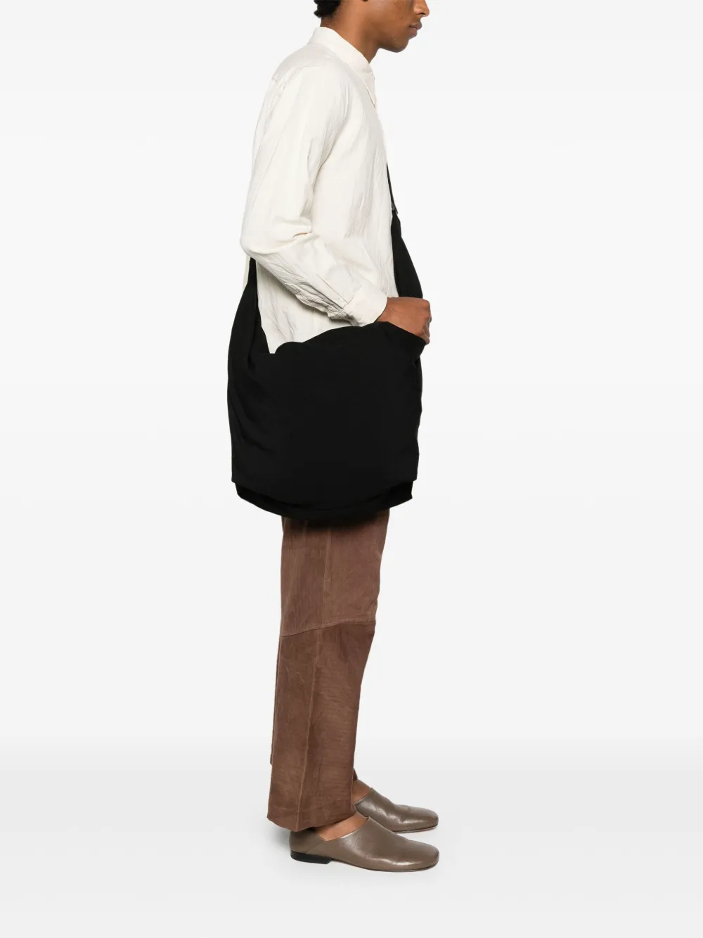 Yohji Yamamoto bolso de hombro de lana | Hombre | Image 2
