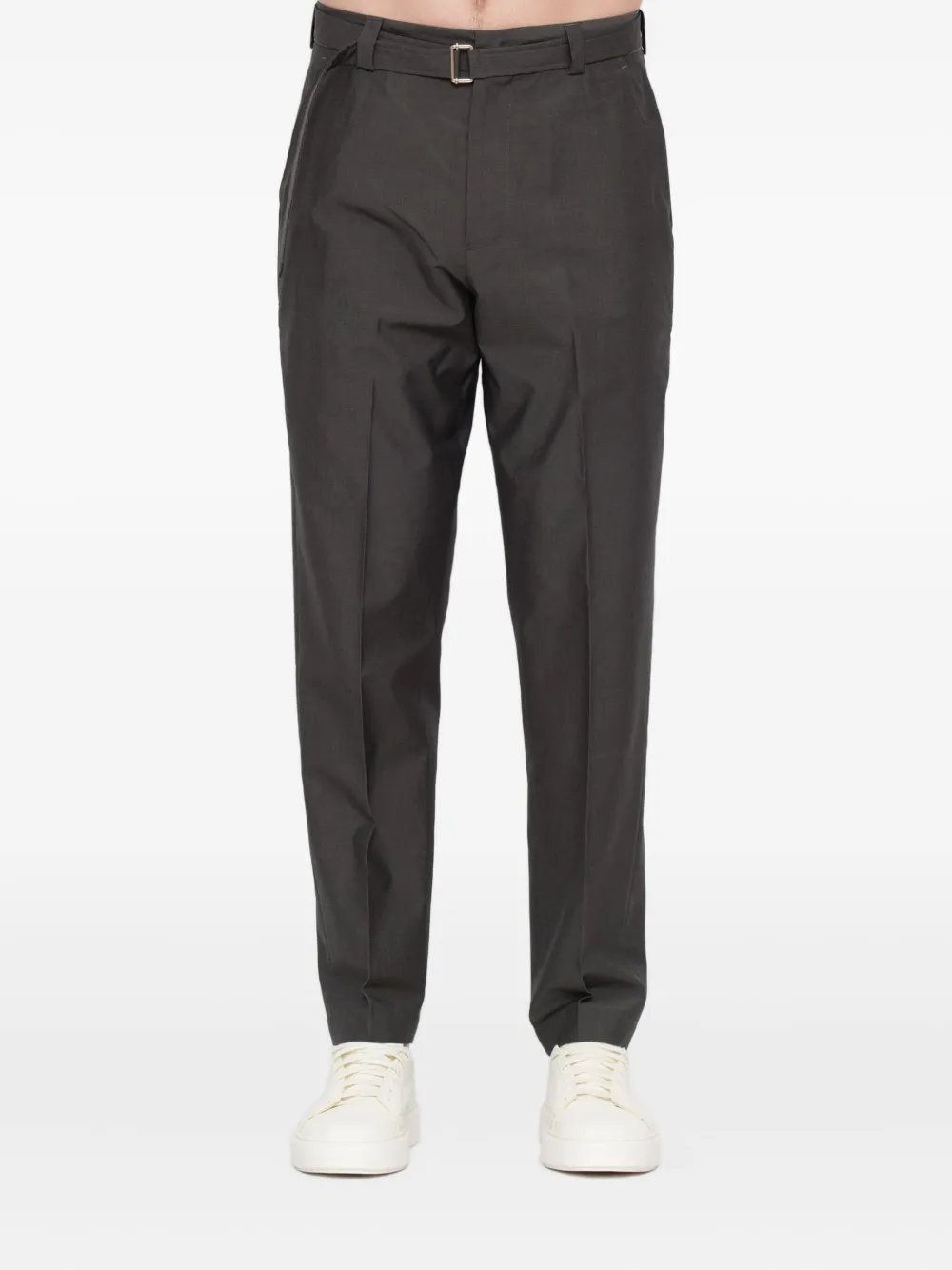 Low Brand belted trousers | Grey | Image 1
