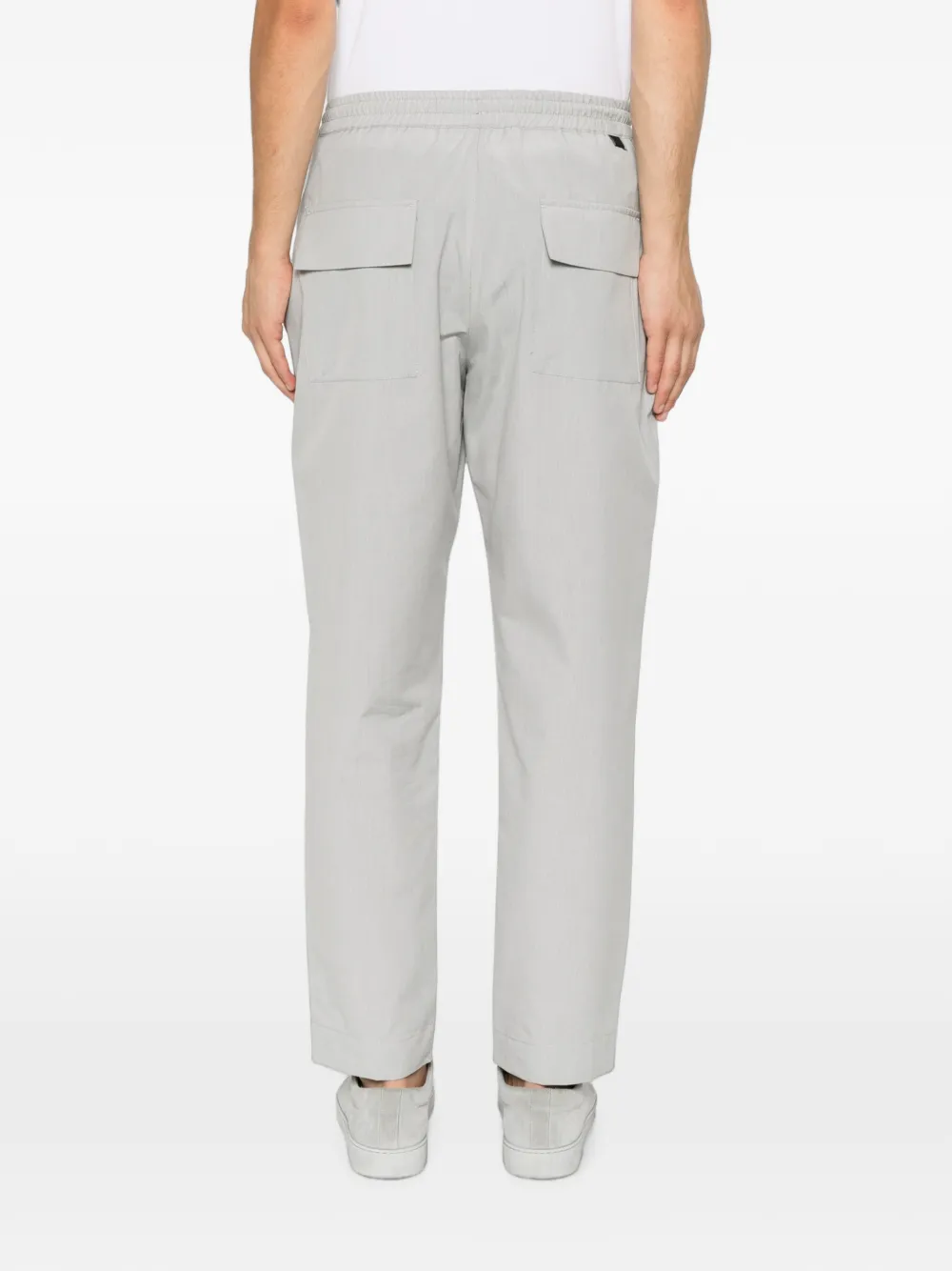 Low Brand Broek met elastische tailleband Grijs