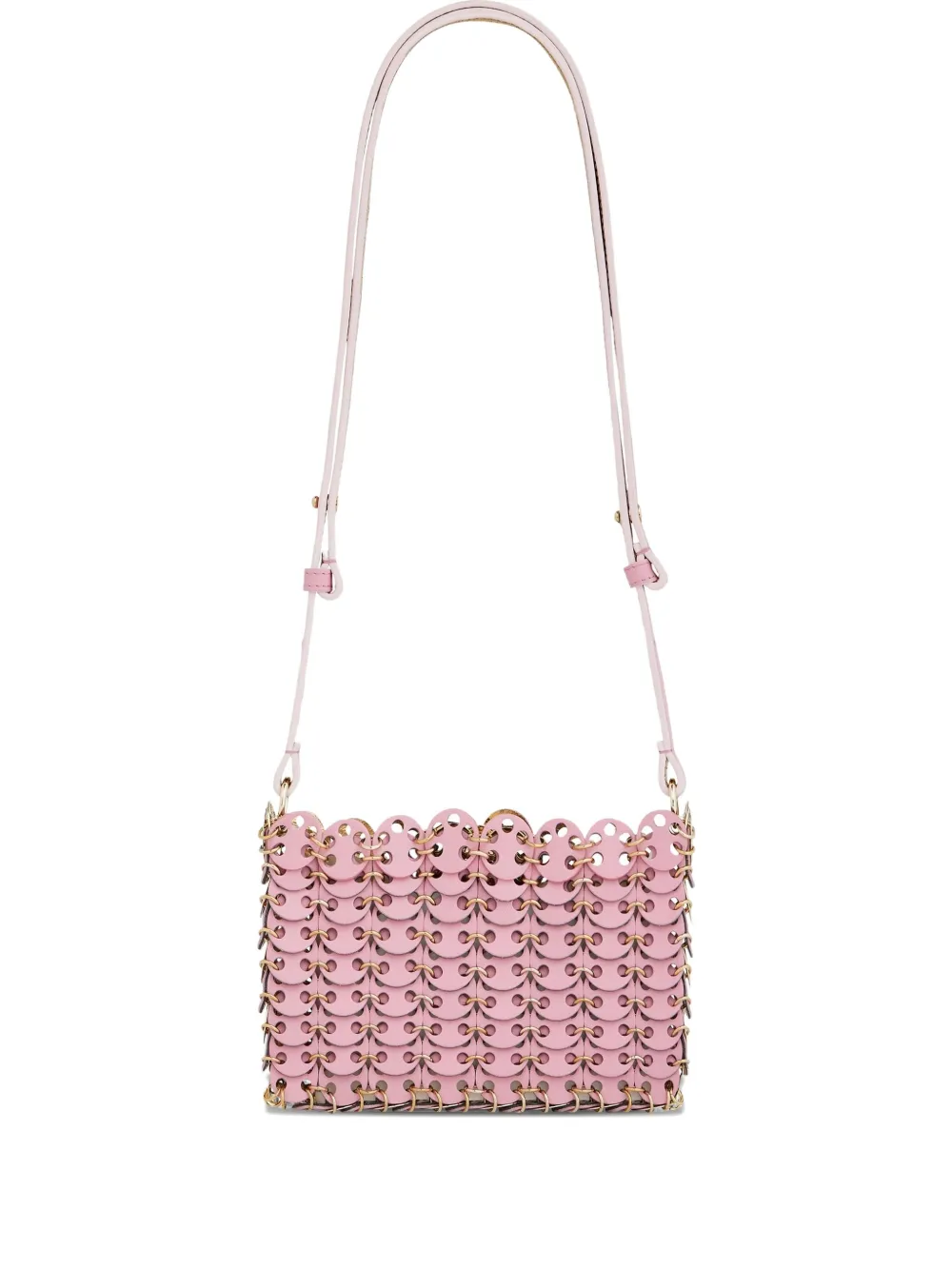 Rabanne chainmail-effect shoulder bag | Pink | Image 1