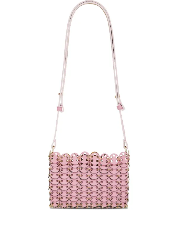Rabanne chainmail-effect Shoulder Bag Pink FARFETCH IN