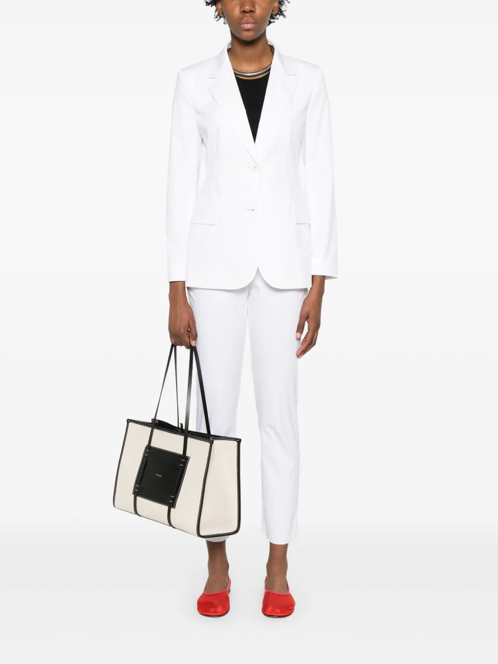 Max Mara single-breasted suit - Wit